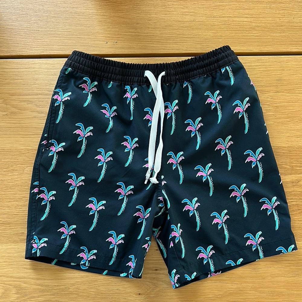Chubbies Havana Night Swim Shorts Navy Boys Size M